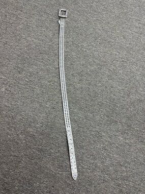 BKE Silver Rhinestone Studded Women's Belt